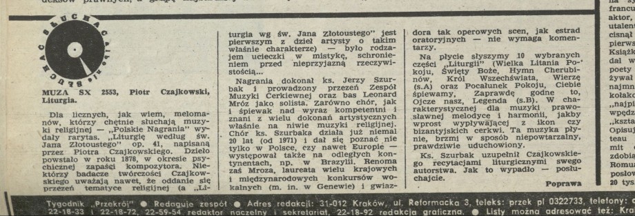 Słuchać czy nie słuchać?