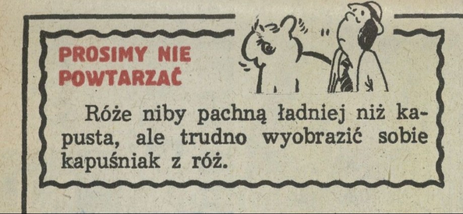 Prosimy nie powtarzać