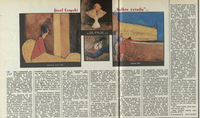 Józef Czapski - "Wielkie światło"