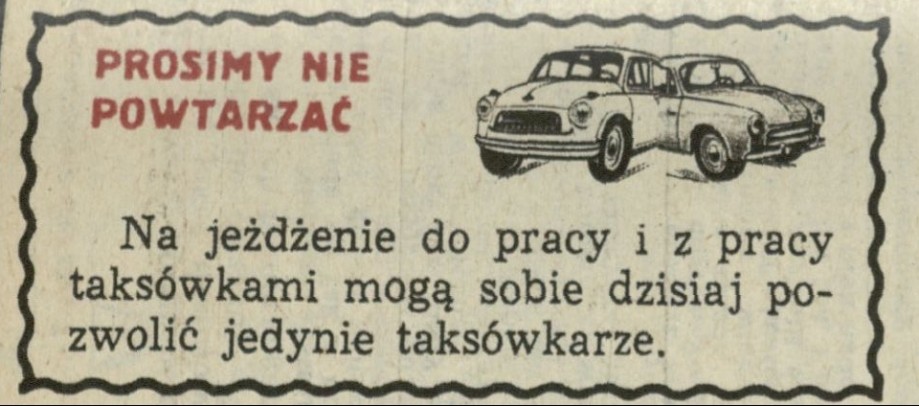 Prosimy nie powtarzać