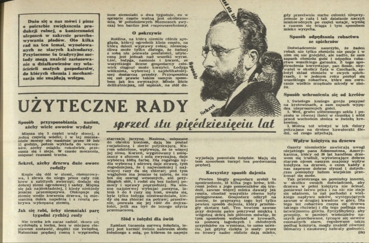 Użyteczne rady sprzed stu pięćdziesięciu lat