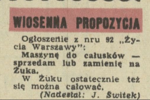Wiosenna propozycja