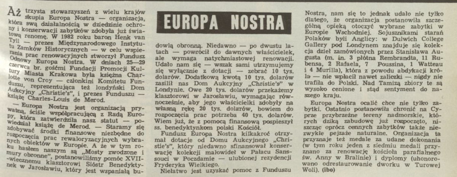 Europa nostra