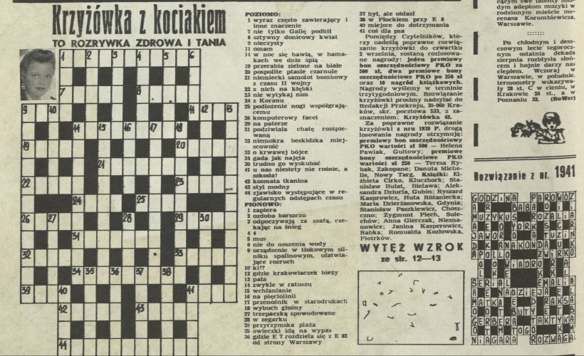 Krzyżówka z kociakiem