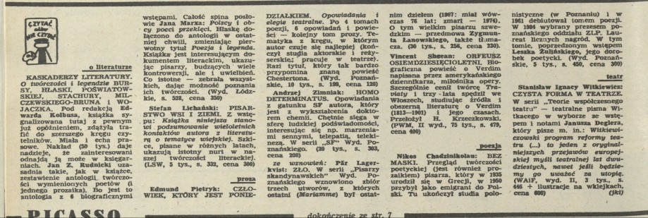 Czytać albo nie czytać?