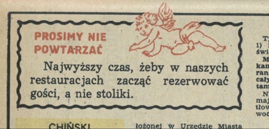 Prosimy nie powtarzać