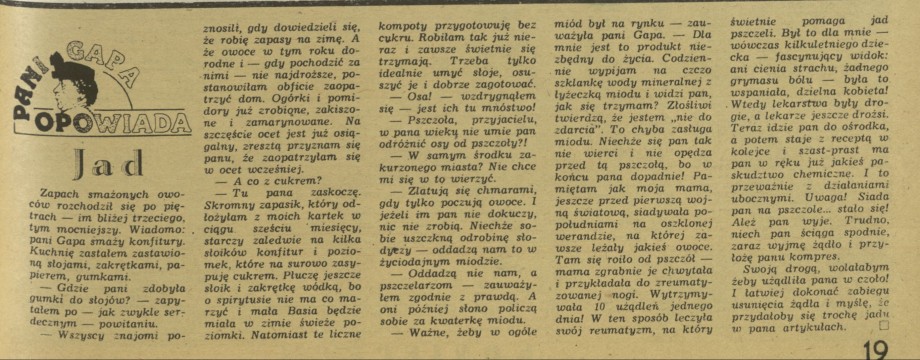 Pani Gapa opowiada Jad