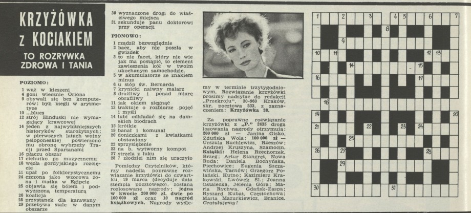 Krzyżówka z kociakiem