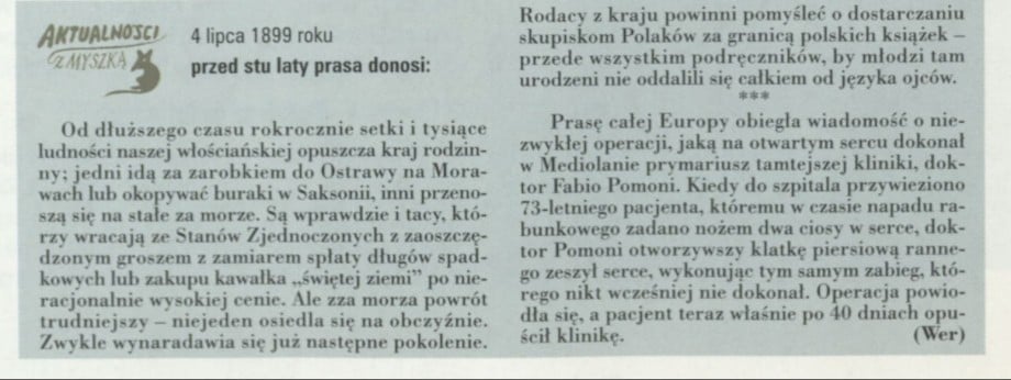 Aktualności z Myszką