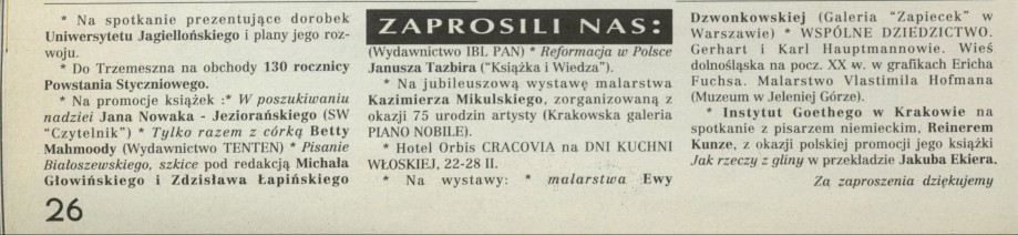 Zaprosili nas