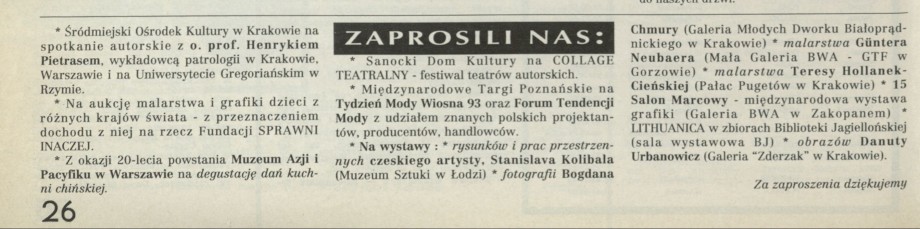 Zaprosili nas