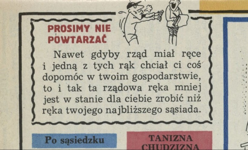 Prosimy nie powtarzać