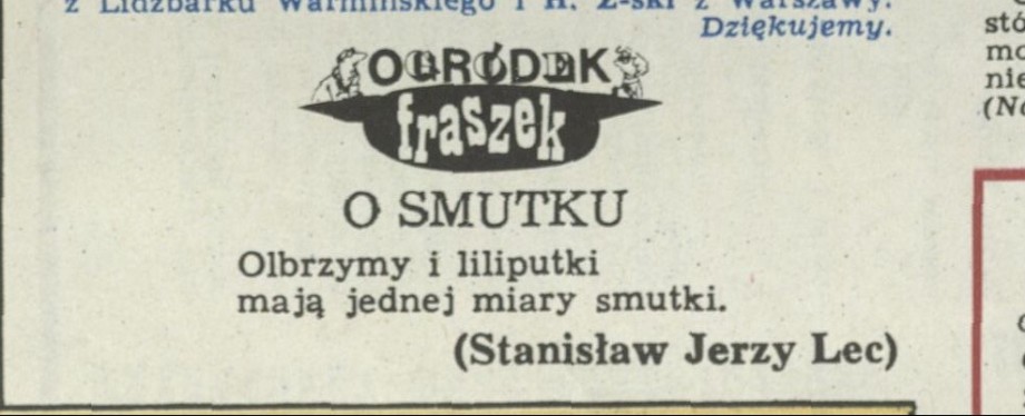 Ogródek fraszek