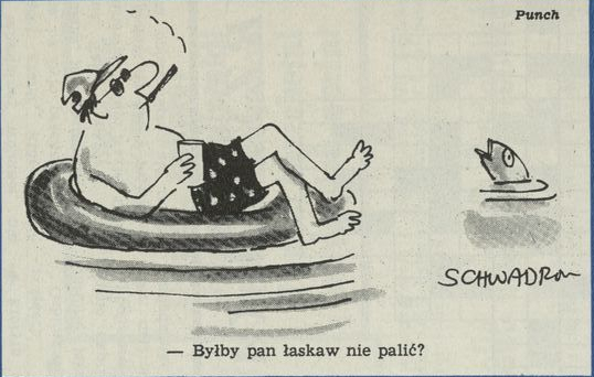 Byłby pan łaskaw nie palić?