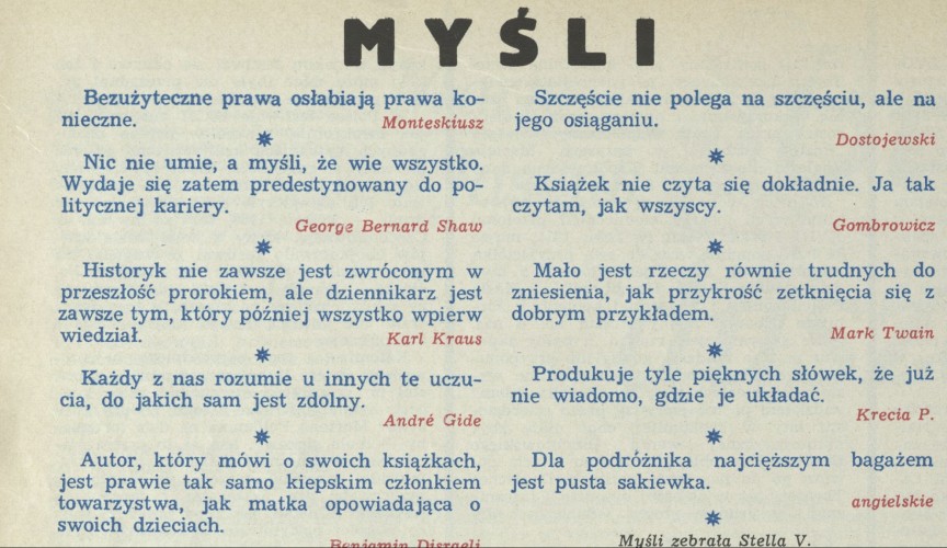 Myśli
