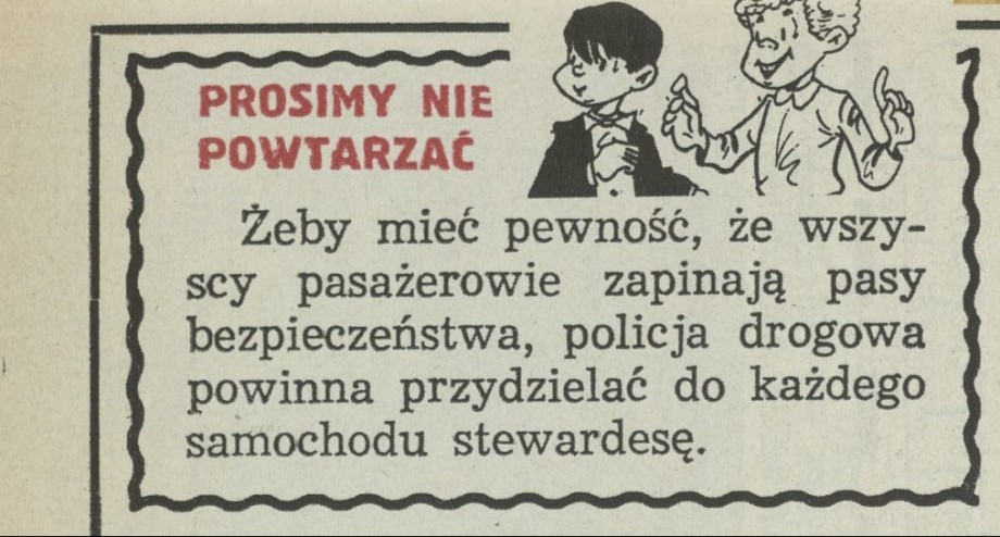 Prosimy nie powtarzać
