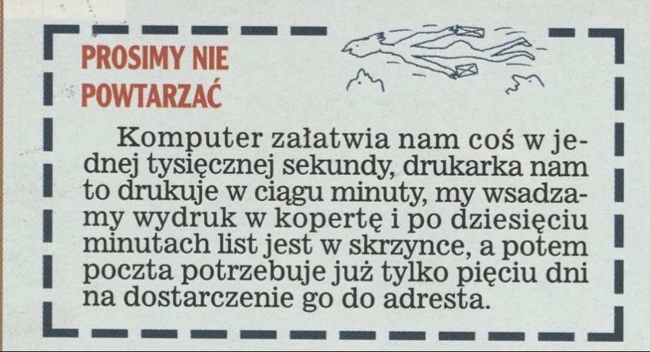 Prosimy nie powtarzać
