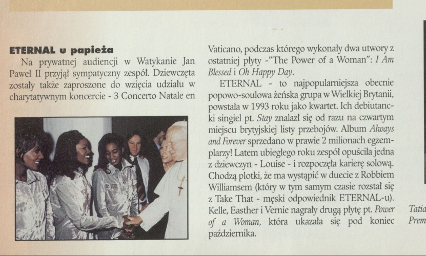 Eternal u papieża