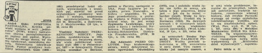 Czytać albo nie czytać?