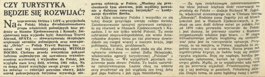 Czy turystyka będzie sie rozwijać?