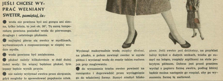 Jeśli chcesz wyprać wełniany sweter, pamiętaj, że: