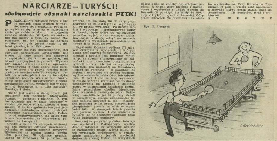 Narciarze-turyści! Zdobywajcie odznaki narciarskie PTTK!