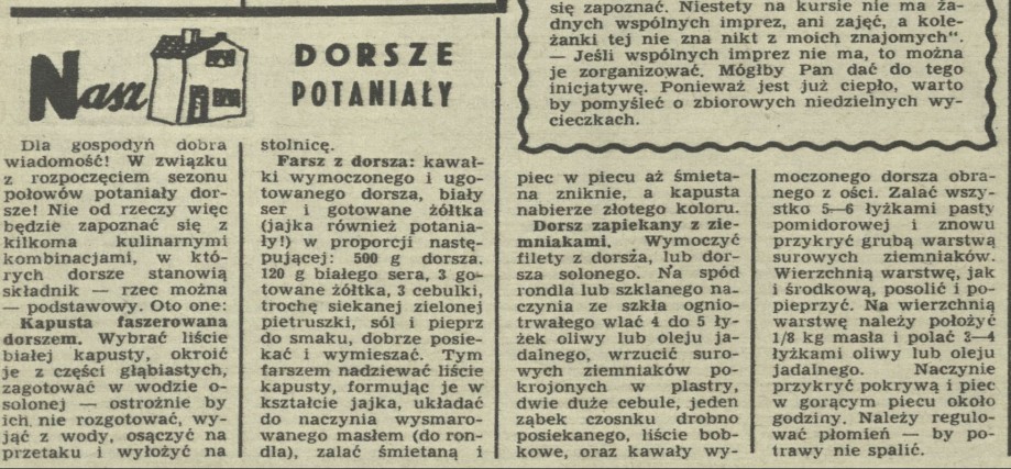 Dorsze potaniały