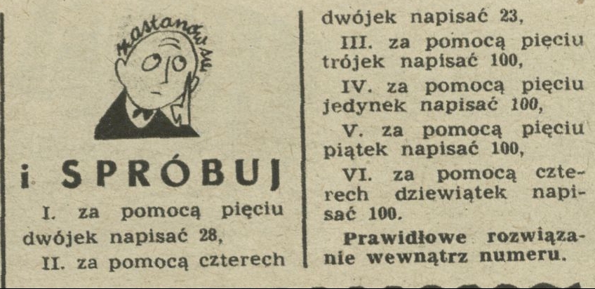 Zastanów się i spróbuj