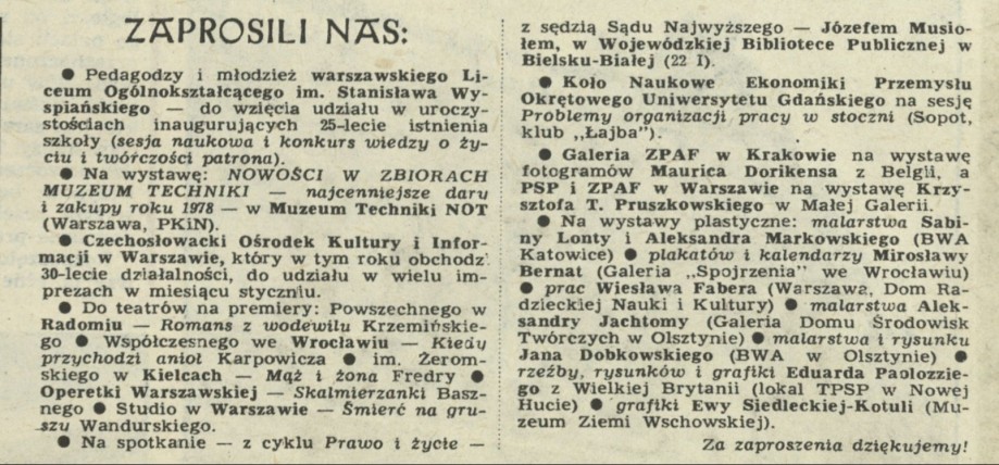 Zaprosili nas