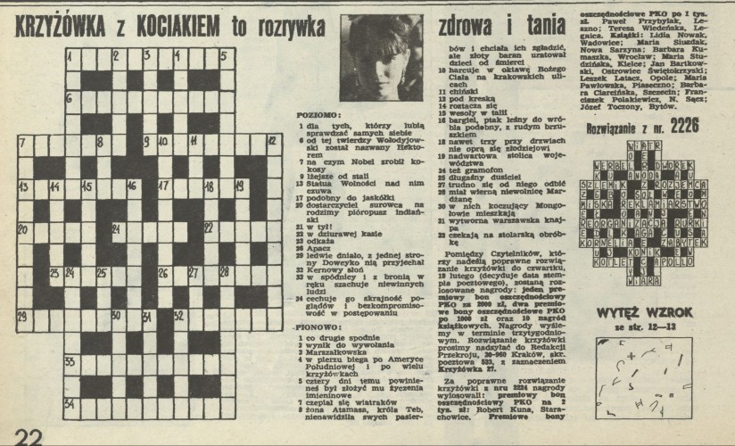 Krzyżówka z kociakiem