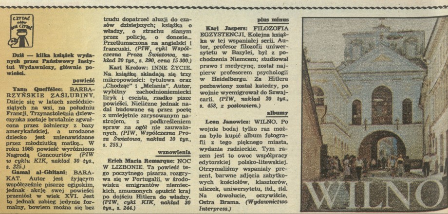 Czytać albo nie czytać?