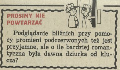 Prosimy nie powtarzać
