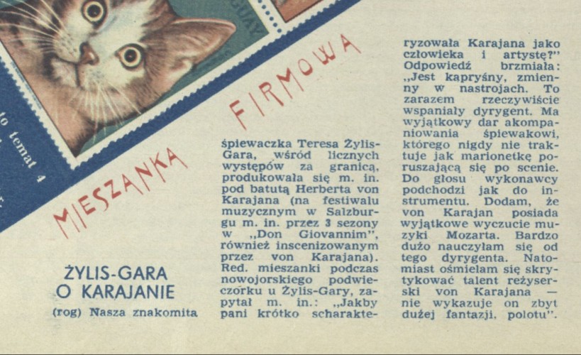 Żylis-Gara o Karajanie