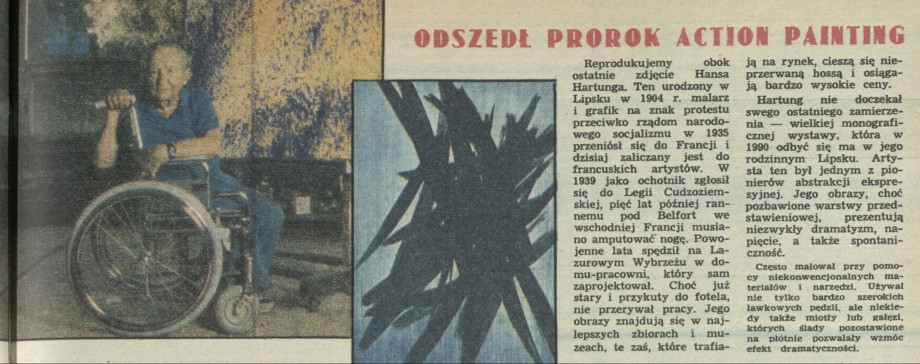 Odszedł prorok action painting