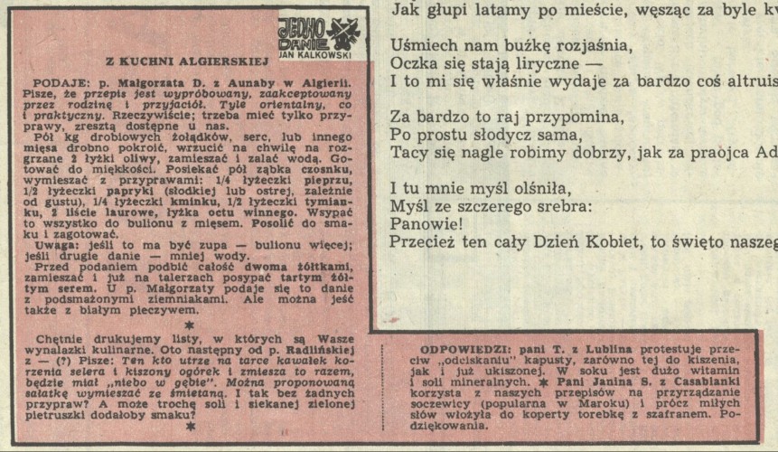 Z kuchni algierskiej