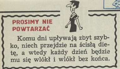 Prosimy nie powtarzać