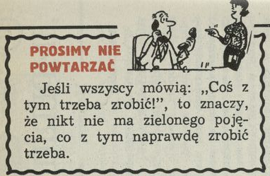 Prosimy nie powtarzać