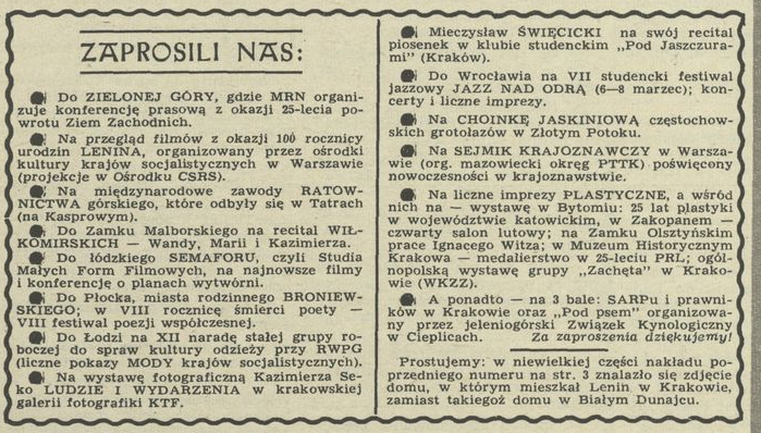 Zaprosili nas