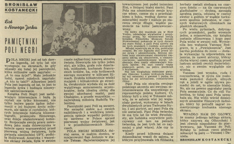 Pamiętniki Poli Negri