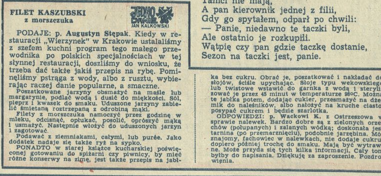 Filet kaszubski z morszczuka