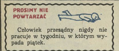 Prosimy nie powtarzać
