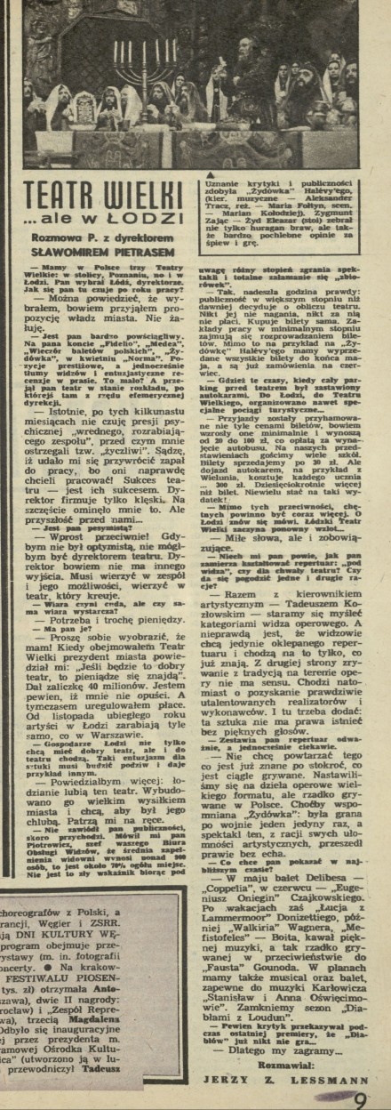 Teatr Wielki... ale w Łodzi