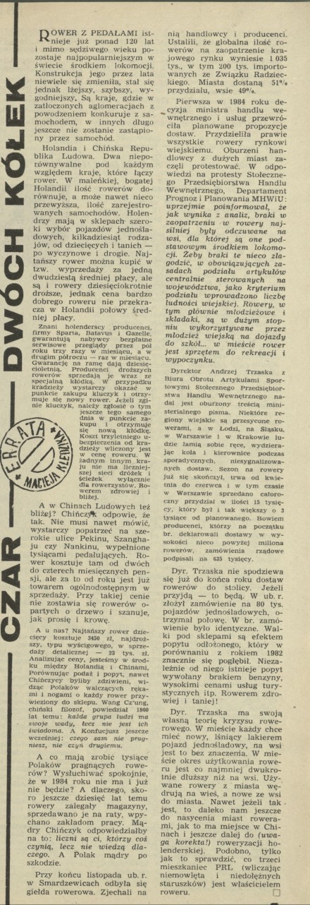 Czar dwóch kółek