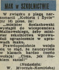 Mak w szkolnictwie