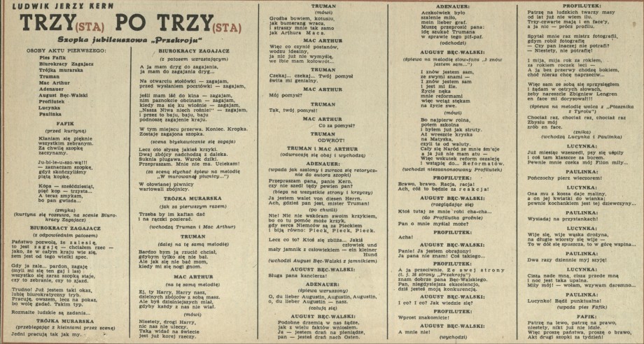 Trzy(sta) po trzy(sta) - Szopka jubileuszowa