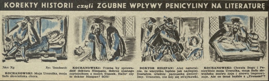 Korekty historii czyli zgubne wpływy penicyliny na literaturę