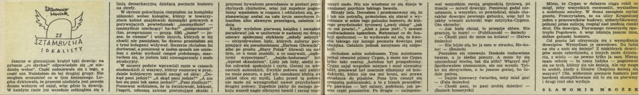 Ze sztambucha idealisty