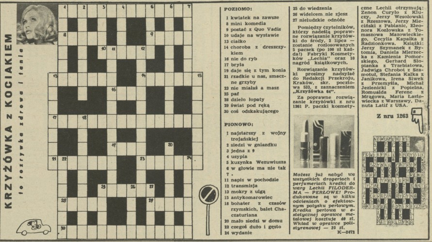 Krzyżówka z kociakiem