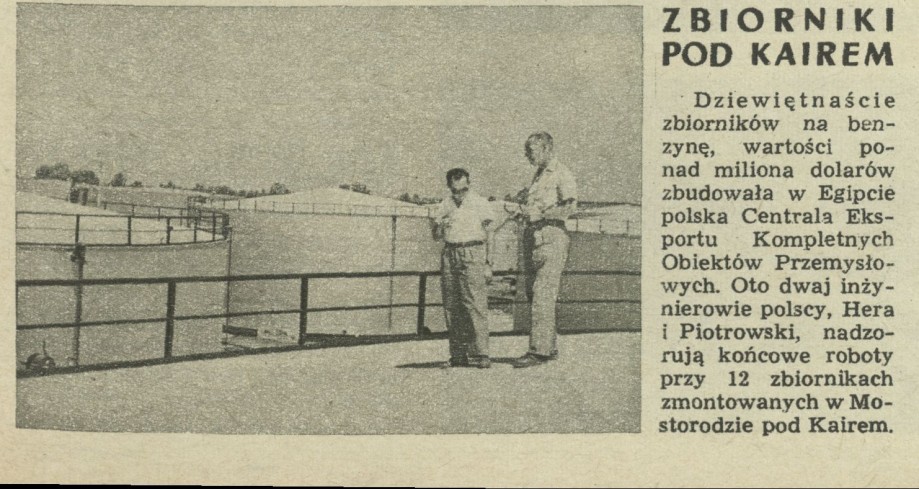 Zbiorniki pod Kairem