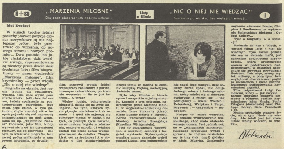 Listy o filmie